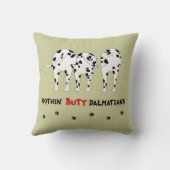 何もダルマチア人を接合しません クッション (裏面)