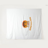 何もナース、ハロウィーンの不気味Pumpki タペストリー (正面(横))