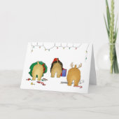 何もノーフォークのクリスマスを接合しません シーズンカード (正面)