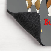 何もビーグル犬のマウスパッドを接合しません マウスパッド (コーナー)