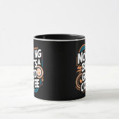 何もビートに良いコーヒー マグカップ (中央)