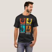 何もビート読の先生の読講師のInstr Tシャツ (正面フル)