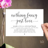 何もファンシーない、ちょうど愛、のディナ結婚ー踊り 招待状