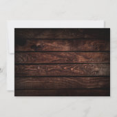 何もファンシーない、ちょうど愛、文字列ライトの駆け落ち 招待状 (裏面)