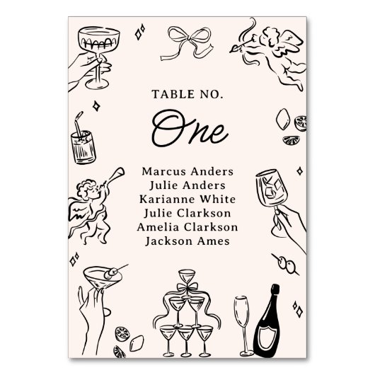 何もファンシーない、単なる愛予測できな&お洒落 テーブルナンバー (裏面)