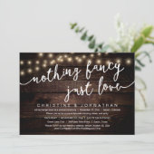 何もファンシーない、愛だ、結婚の駆け落ちパーティー 招待状 (スタンド正面)