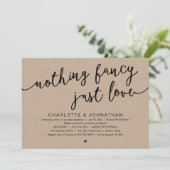 何もファンシーない、愛だ、結婚の駆け落ちパーティー 招待状 (スタンド正面)