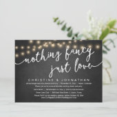 何もファンシーない、愛だ、結婚の駆け落ちパーティー 招待状 (スタンド正面)