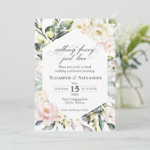 何もファンシーフローラ写真ボホ結婚の 招待状 (スタンド正面)