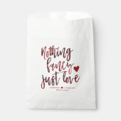 何もファンシー愛しない |ダーククリムゾンレッド結婚ズ フェイバーバッグ (正面)