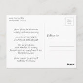 何もファンシー愛しない |マイクロ結婚の写真 ポストカード (裏面)