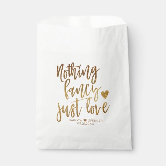 何もファンシー愛しない |金ゴールドハートミクロ結婚ス フェイバーバッグ (正面)