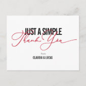 何もファンシー愛するなしありがとう ポストカード (正面)