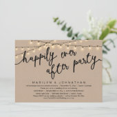 何もファンシー無し、愛し素朴て結婚の夕食 招待状 (スタンド正面)