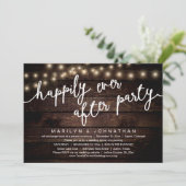 何もファンシー無し、愛し素朴て結婚の夕食 招待状 (スタンド正面)