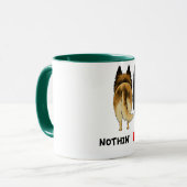 何もベルギー人を接合しません マグカップ (正面左)