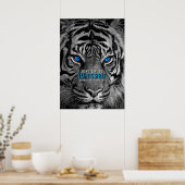 何も不可能なやる気を起こさせる引用文虎 ポスター (キッチン)