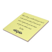 何も仏の引用文を信じて下さい タイル (側面)