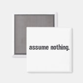 何も仮定しない。 マグネット (正面/裏面)