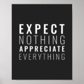 何も何も感謝しないと思う感動的 ポスター (正面)