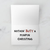 何も分Pinのクリスマスを接合しません シーズンカード (内部)