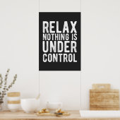 何も制御されていない ポスター (キッチン)