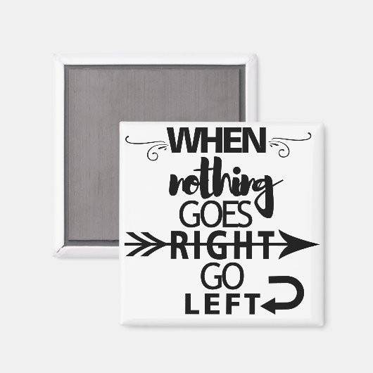 何も問題がなければ離れ マグネット (正面/裏面)