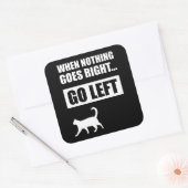 何も問題が発生しない場合離れおもしろい引用文 スクエアシール (封筒)