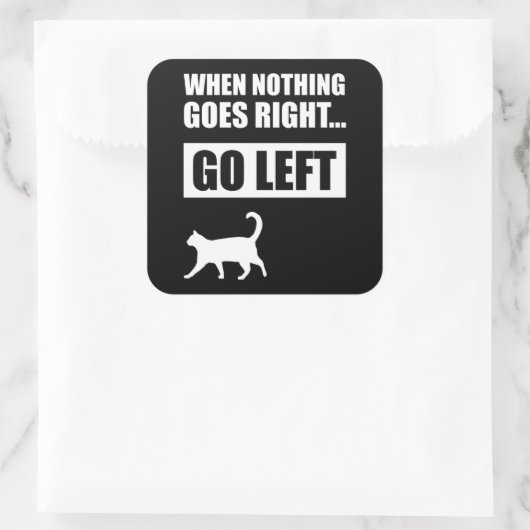 何も問題が発生しない場合離れおもしろい引用文 スクエアシール (バッグ)