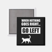 何も問題が発生しない場合離れおもしろい引用文 マグネット (正面/裏面)