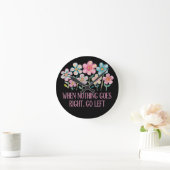 何も問題が解決しない場合は、次の手順に従離れう ラウンド壁時計 (ホーム)