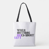 何も問題が起こらないとき |リバーシブルトートバッグ トートバッグ (裏面)