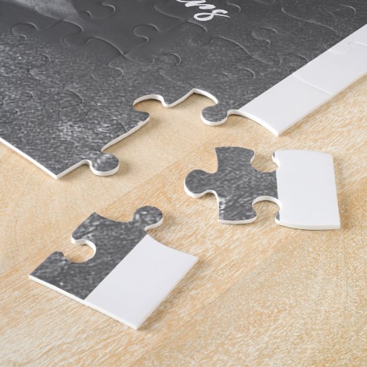 何も壁上ることはクライマーの石の重要です ジグソーパズル (側面)