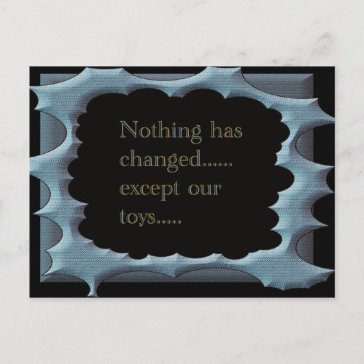 何も変わっていない ポストカード (正面)