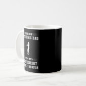 何も多すぎると悪いがクラリネットが多すぎる コーヒーマグカップ (正面左)