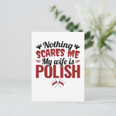 何も妻がポーランド人で怖くない ポストカード (スタンド正面)