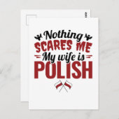 何も妻がポーランド人で怖くない ポストカード (正面/裏面)