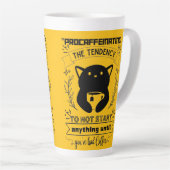 何も始まらない傾向を先送りする カフェラテマグ (右アングル)