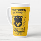 何も始まらない傾向を先送りする カフェラテマグ (左アングル)