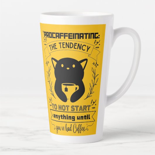 何も始まらない傾向を先送りする カフェラテマグ (右)