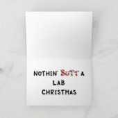 何も実験室のクリスマスを接合しません シーズンカード (内部)