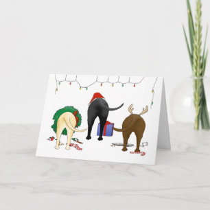 何も実験室のクリスマスを接合しません シーズンカード