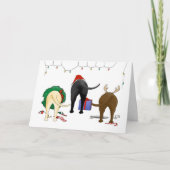 何も実験室のクリスマスを接合しません シーズンカード (正面)