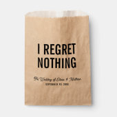 何も後悔しない。ウェディングパーティー/ホテルウェルカム フェイバーバッグ (正面)