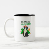 何も後悔しない ツートーンマグカップ (左)