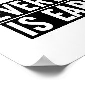 何も得与えたことは無い ポスター (角)