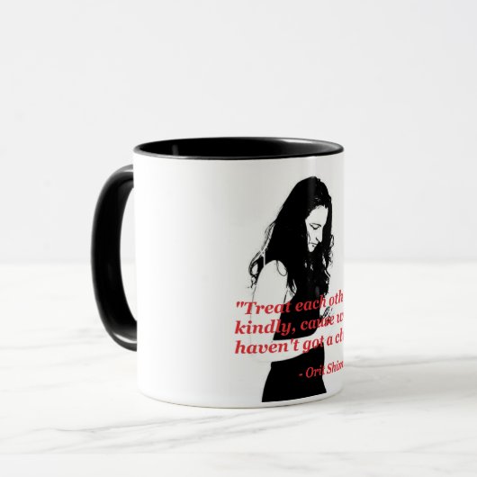 何も得知らない マグカップ (正面左)