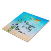 何も心配しないピリピ人4:6 タイル (側面)