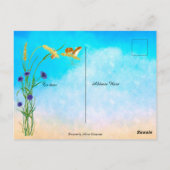 何も心配しないピリピ人4:6 ポストカード (裏面)