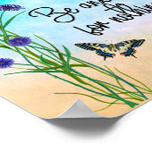 何も心配しないフィリップ4:6ポスター ポスター (角)